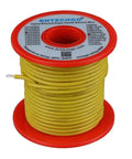 Badass 18 Gauge Yellow Silicone Wire 50 Feet Long Stranded Tinned Copper Core Hardcore Enough For Hot Rod Builds And Lighting Up Your Project With Effortless Solder Action Now on a spool.