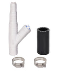 Versatile Dishwasher Drain Hose Adapter Kit With 1/4 Inch Quick Connect Fitting And 7/8 Inch Fitting Includes Clamps