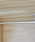 Heavy Duty Stainless Steel Clothes Rod For Modern Closets, wall mounted detachable bar, fitted in wooden closet