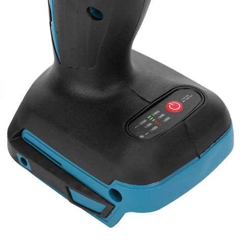 Control panel of Heavy Duty Cordless Brushless Impact Wrench With 520 Nm Torque And Tungsten Steel Shaft for monitoring battery level.
