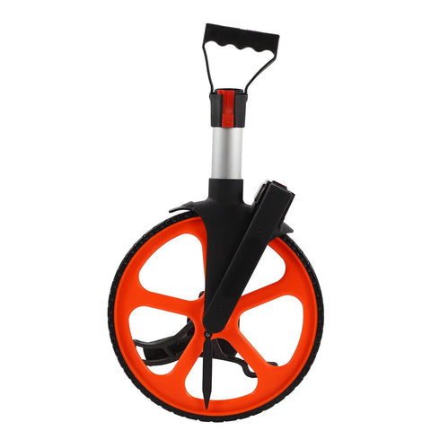 Heavy Duty Digital Measuring Wheel With Quick Brake And Tap To Reset Zero, Solid Aluminum Alloy Walking Tape Measure Roller for land surveys.