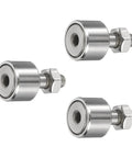 Cam Follower Track Runner Bearing Set Three Pack CF6 KR16 X Needle Roller Stud Track Bearing 16 Mm Roller Diameter M6 By 1 Mm Thread set