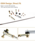 Adjustable Transmission Column Shift Linkage Kit for Chevy Cars and Trucks CB5010 Replacement Part with No Fuss Install, Crisp Shifts, Rugged Steel Build, ACA-1800 Compatible, High Performance Transmission Control, 21-inch steel rod with hardware