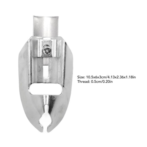 Universal Steel Coping Foot For Jig Saws Delivers Dead On Bevel Cuts And Smooth Curved Molding Tracing Without Pesky Jigs, steel design, 10.5x6x3cm