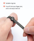 Ring Sizer With Magnifier For Easy Size Reading Clear Lens Ring Measurer 1 Through 17 Reusable Plastic Ring Sizer Kit Simple