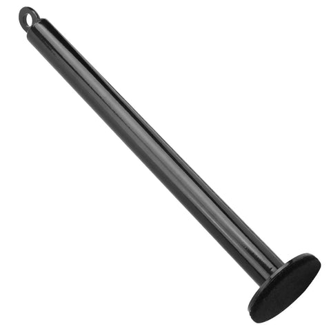 Heavy-Duty Barbell Loading Pin For DIY Gym 250 Lb Capacity 12.6 Inch Steel Rod With Sponge Base Tray