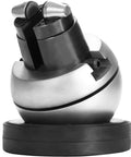 Badass 5 Inch Ball Vise With 360 Degree Swivel Head and 34 Piece Jewelry Setting Attachments in stainless steel.