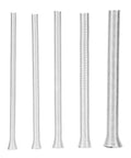 5 Piece Super Elastic Steel Pipe Bender Set For Curving Copper Aluminum Stainless Steel Tubes, high density steel construction, durable coils.