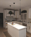 LED Pendant Light With Long Nordic Tube Design Modern Minimalist Ceiling Lamp For Dining Room And Kitchen Island