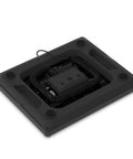 Underside view of Maxus Shipping Scale 440Lb 10g Accuracy Digital Postal Scale with coiled cable and supportive feet