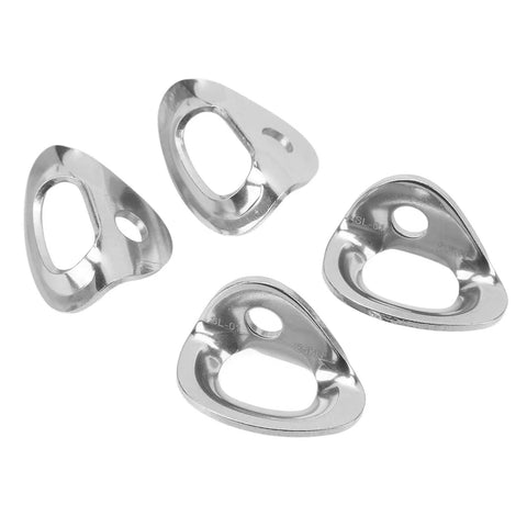 Beefed Up Heavy Duty Climbing Hangers Set Of 4 Stainless Steel Anchors With Expansion Design for rock and concrete work.