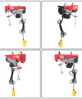 Heavy Duty 1760 Lb Electric Hoist With Remote Control 110V Overhead Winch Steel Cable Built For Industrial Warehouses Construction Sites