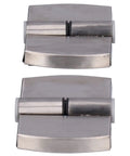 Rock Solid Gravity Hinges For Left Hand Interior Doors Self Closing Hydraulic Hardware Heavy Duty Stainless Steel with Ball Bearings
