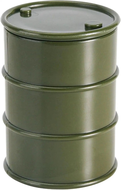 Olive green fuel tank from Dope Realistic RC Crawler Accessory Kit For 1/24 And 1/18 Scale Rigs With Luggage Net, Recovery Boards