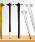 Heavy Duty Adjustable Table Legs Four Pack Rust Resistant Steel Support Feet For Couch Sofa Chair Rising Twenty Six Inches Tall showing different colors and finishes.