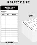 Adhesive Inspection Labels 5 X 3 Inch 100 Pack Safety Stickers For Equipment Maintenance Quality Control