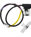Upgraded Beefed Up Washer Lid Lock Assembly W11307244 For WTW5000DW1 NTW4516FW3 MVWC565FW3 Fits Whirlpool Maytag Amana Kenmore Crosley Inglis Roper Admiral Replacement Part Easy Install black wiring harness with white and black connectors
