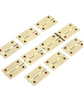 Rotating Concealed Hinges 10 Pack For Jewelry Boxes And Furniture Cabinets, 4 Hole Hidden Box Hinges 35x22mm, Tough, DIY Friendly Install