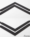 Barn Door Corner Bracket Set 7 Point 7 Inch Matte Black Rustic L Brackets For Sliding Doors Garage Farmhouse Decor Mirror Frames Garden Gates 4 Pack With Screws Heavy Duty Built To Last