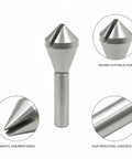 4 Piece Pro Grade High Speed Steel Deburring Tool Kit For Metal Holes And Sheet Metal Edges Chamfer Cutter in focus