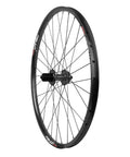 26 Inch Ride Ready Bicycle Wheel Set With Double Deck Rim Aluminum Alloy, Rear 135mm Hub, black finish wheel for road bikes.