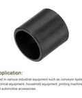 Black 5 Pack POM Sleeve Bearings Self Lubricating Oilless Bushings ID 10mm OD 12mm Length 12mm Low Friction for DIY Projects