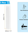 ABS Plastic Round Rod 35 mm Diameter By 200 mm Length White Pack Of 2 For DIY Model Builds, Architectural Models, Sand Table Crafts
