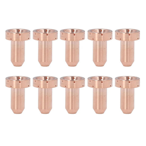 10-pack of 9 8211 Brass Plasma Cutting Torch Nozzle for SL60 SL100 60A Replacement Pro Grade Brass Tip