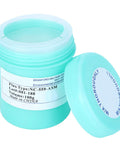 Open jar of NoClean Solder Paste For Phone Repair And PCB Rework, Low Ion Formula Tin Cream With 28um Particles, Oxidation Resistant