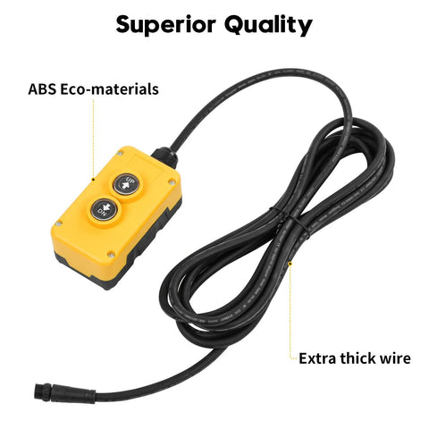 Dump Trailer Remote Control Switch For 4 Wire 12V Double Acting Hydraulic Pump Power Supply Unit Remote Controller Upgrade