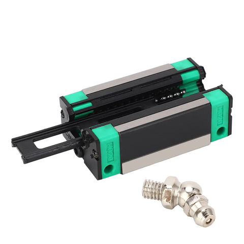 Built Tough Locked Linear Rail Carriage Slider Fabricated From Thickened Bearing Steel Rock Solid Rigidity Corrosion Resistant Finish For Smooth Motion Control And No Sweat CNC Builds