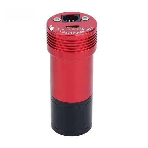 Compact Guide Astronomy Camera ASI120MM Mini For Planetary Imaging with USB 2.0 and one third inch monochrome sensor, red body