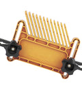 Adjustable Featherboard For Table Saw And Router Table Rock Solid Polypropylene woodworking tool with adjustable feed direction and clamps.