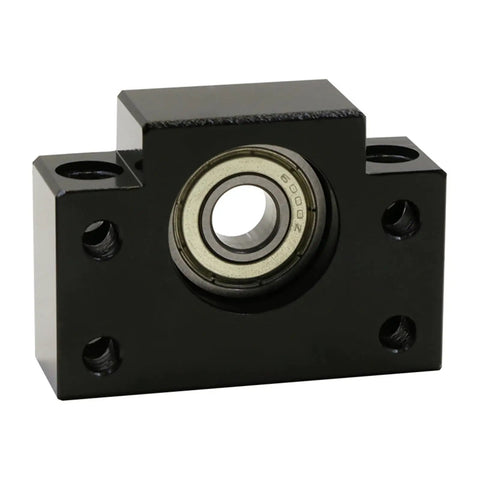 Precision Machined Aluminum Ball Screw Support Bearing Housing Flanged End Mount Brackets Bolt Right On To Standard Stepper Motors Delivers Killer Rigidity With Zero Slop And Dead Smooth Motion