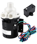 Water Pump Motor Assembly Replacement For Commercial Ice Machines Fits KM 320 KM 900 120V 60Hz 10 Watts 0.4 Amps PA0613 APTA92P10WD1 with wiring