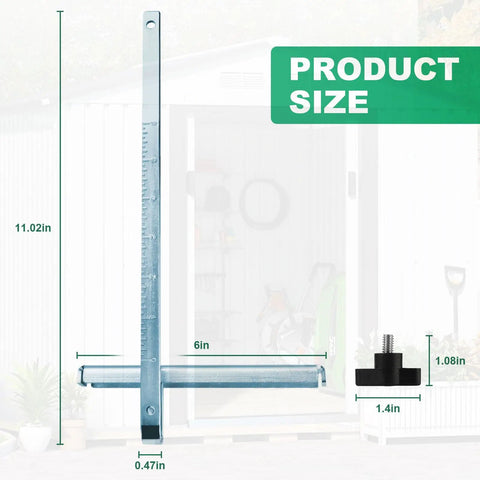 Product size dimensions for 49-22-1001 Circular Saw Rip Fence Guide Kit showing 11.02in height and 6in width.