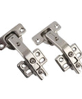 135 Degree Corner Cabinet Hinge Soft Close Hydraulic With 3 Way Adjustment For Kitchen And Bathroom Cabinets Cold Rolled Steel 4 Hole Base