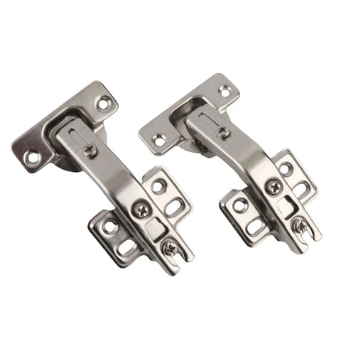 135 Degree Corner Cabinet Hinge Soft Close Hydraulic With 3 Way Adjustment For Kitchen And Bathroom Cabinets Cold Rolled Steel 4 Hole Base
