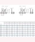 304 Stainless Steel Straight Chain With Single And Double Holes For Industrial Transmission Drive Conveyor Applications Featuring Precision Heat Treatment And Kickass Durability Keeping Heavy Gear Rolling Smooth Daily, technical drawing and size specifications chart.