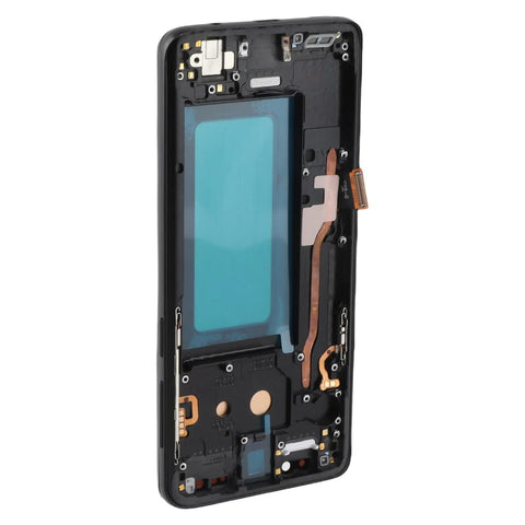 Screen Replacement For Phone S9 Plus, LCD Display Assembly, Fast Response Touch Digitizer, High Resolution Screen Repair Part For Cracks, Dead Pixels, Blurry Display, Dust Spots, And Touch Issues on black frame