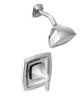 Voss PosiTemp Chrome Shower Trim Kit With EcoPerformance Pressure Balancing Valve Required M-PACT Compatible, wall-mounted view.