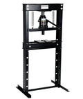 20 Ton Hydraulic H Frame Shop Press For Auto Repair And Garage And Metalworking Heavy Duty Manual Press With Adjustable Bed And Stamping Plates