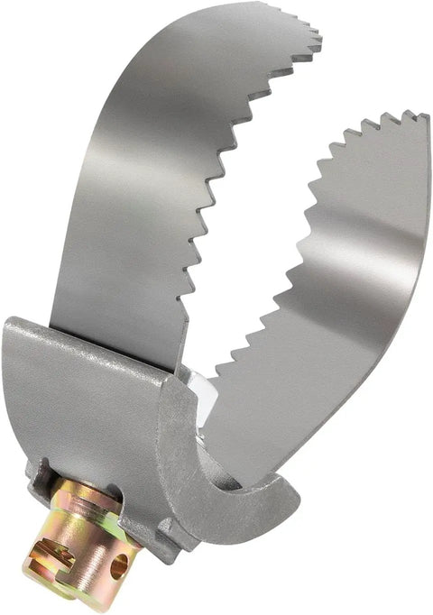 Heavy Duty 3 Inch C Cutter Drain Snake Head Cable Coupler built with durable metal for Ridgid K400 K3800 K50 machines.