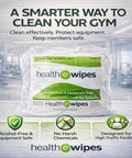 Alcohol Free Bulk Gym Equipment Wipes for Heavy Use 4000 Count 4 Rolls Antiseptic Cleaning Wipes in gym setting