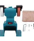 Hamwesh Mini Bench Grinder, 200W Cordless Electric Sander With 7000Rpm Speed, compact design with polishing and sharpening wheels.
