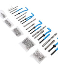 Thread Repair Kit 131Pcs Set With Metric Wire Inserts Taps Drills And Wrench For M5 M6 M8 M10 Screw Hole Repair Tools