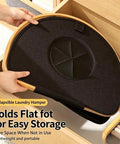 Kick Clutter To The Curb With This Slick Collapsible Storage Bin And Lid Premium Oxford Fabric Organizer Basket Build, foldable black hamper.