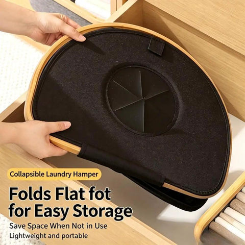 Kick Clutter To The Curb With This Slick Collapsible Storage Bin And Lid Premium Oxford Fabric Organizer Basket Build, foldable black hamper.