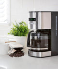 12 Cup Programmable Drip Coffee Maker With Glass Carafe No Mess Auto Shut Off Pause And Serve Large Water Reservoir