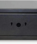 Front view of a Waterproof Steel Safe With Digital Keypad And USB Backup Power, heavy-duty lock box for home, office, and jewelry.